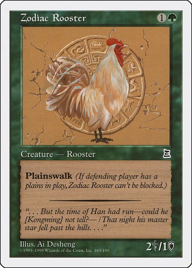 Zodiac Rooster card image