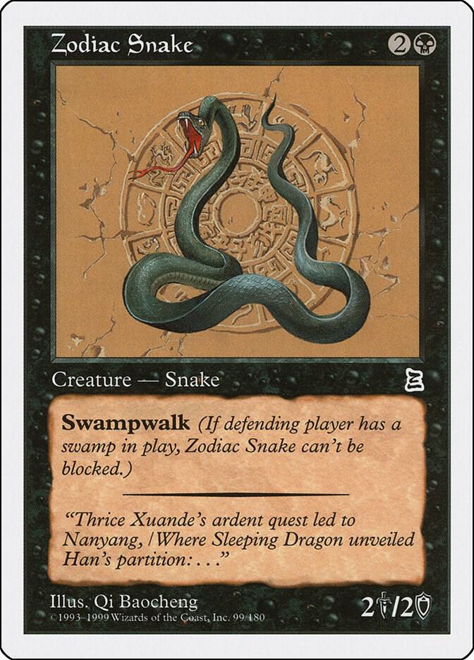Zodiac Snake card image