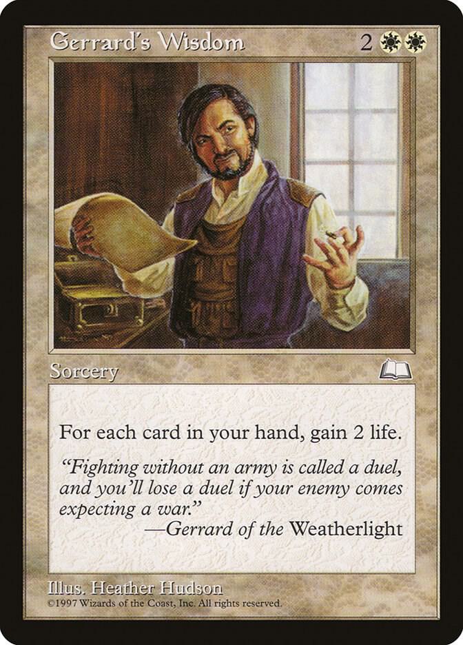 Gerrard's Wisdom card image