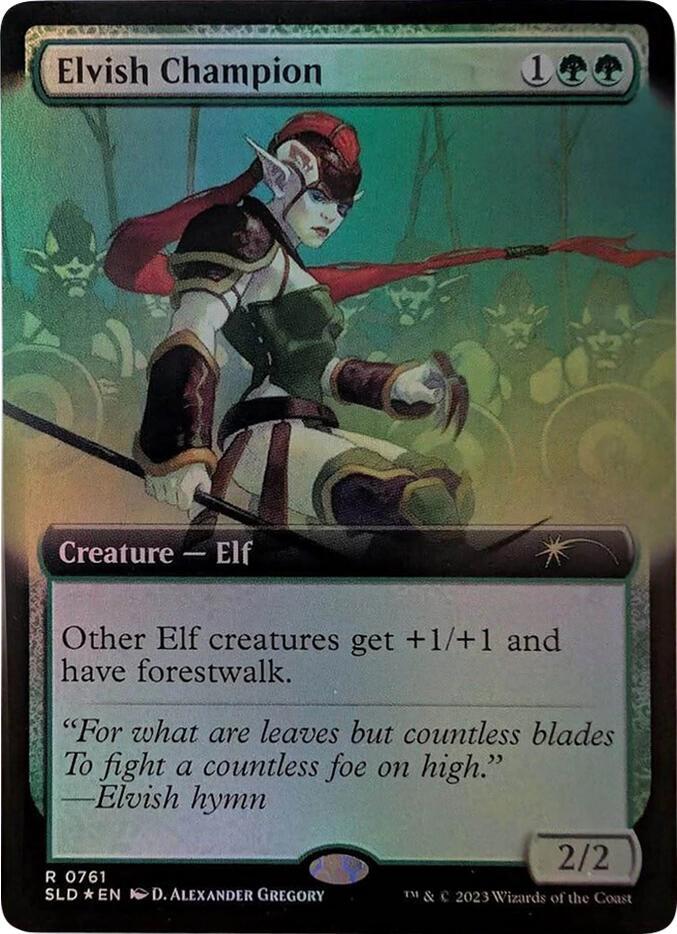 Elvish Champion (Extended Art) card image