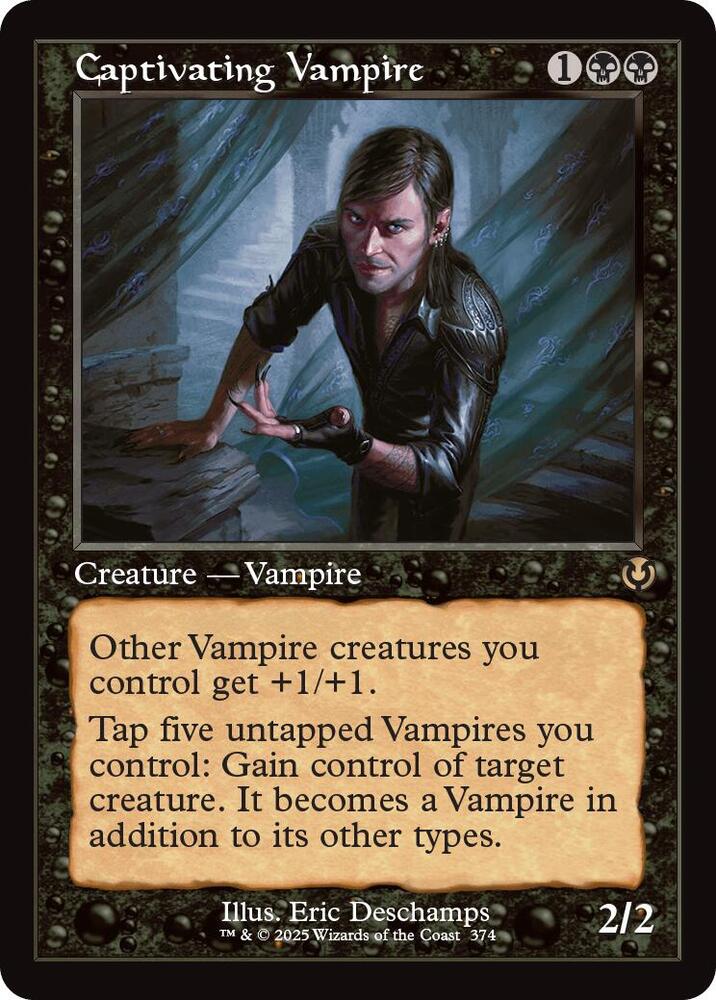 Captivating Vampire (Retro Frame) card image