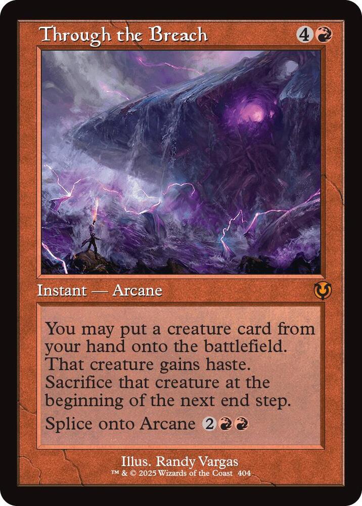 Through the Breach (Retro Frame) card image