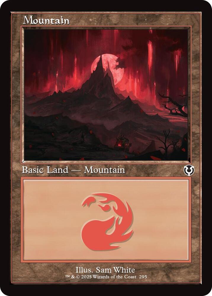Mountain (295) (Retro Frame) card image