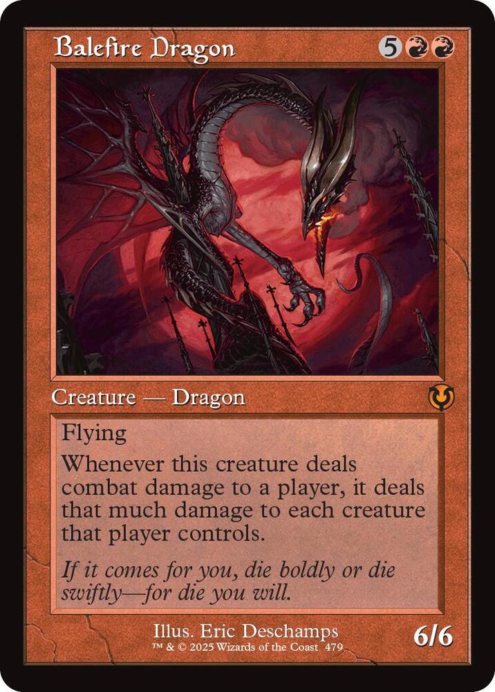 Balefire Dragon (Retro Frame) card image