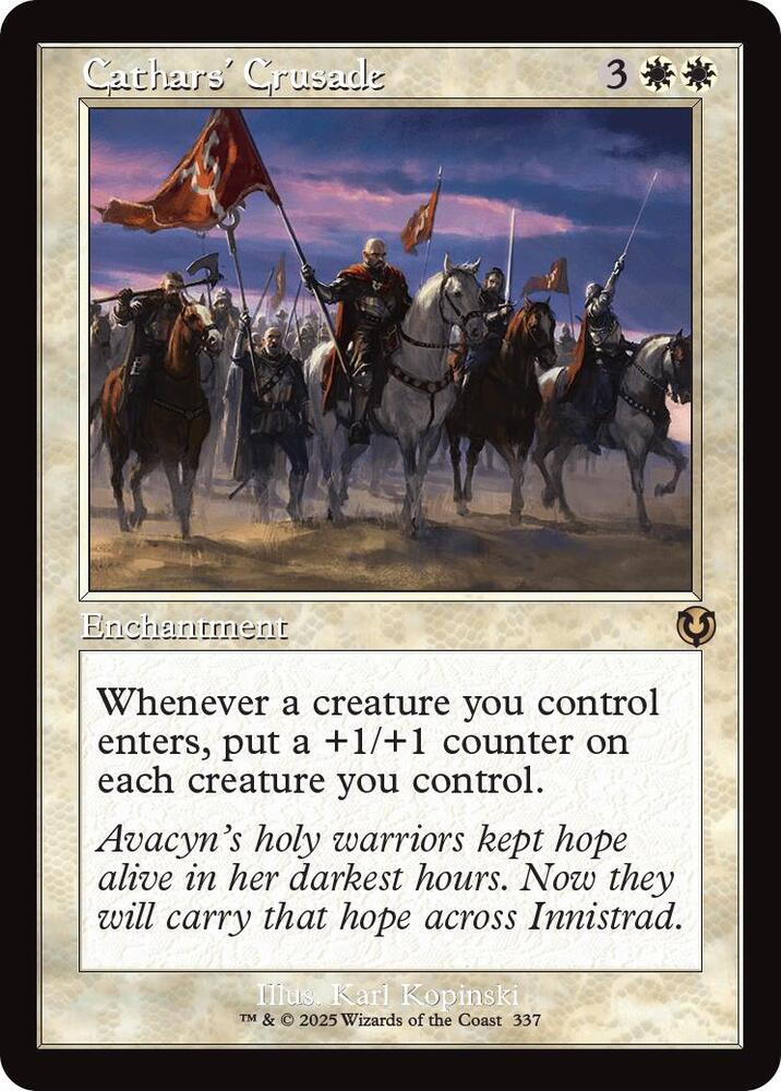 Cathars' Crusade (Retro Frame) card image