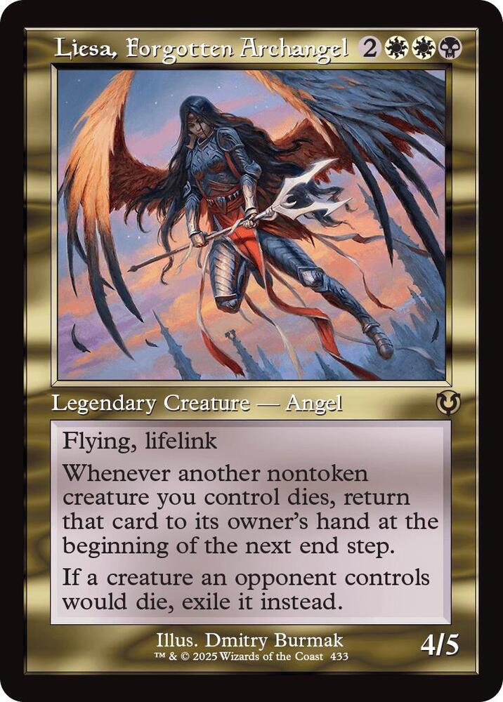 Liesa, Forgotten Archangel (Retro Frame) card image