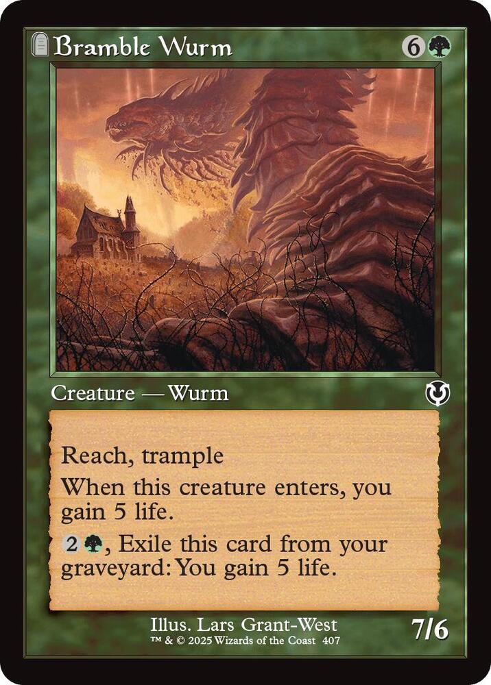 Bramble Wurm (Retro Frame) card image