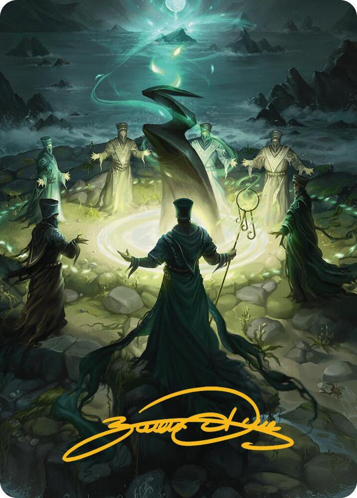Cryptolith Rite Art Card (Gold-Stamped Signature) card image