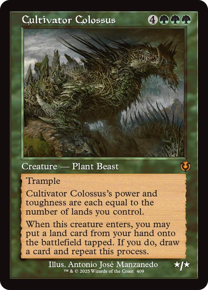 Cultivator Colossus (Retro Frame) card image