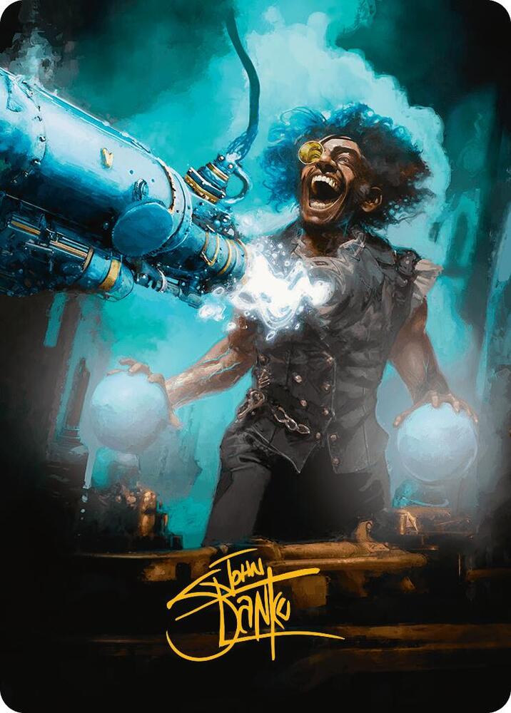 Laboratory Maniac Art Card (Gold-Stamped Signature) card image