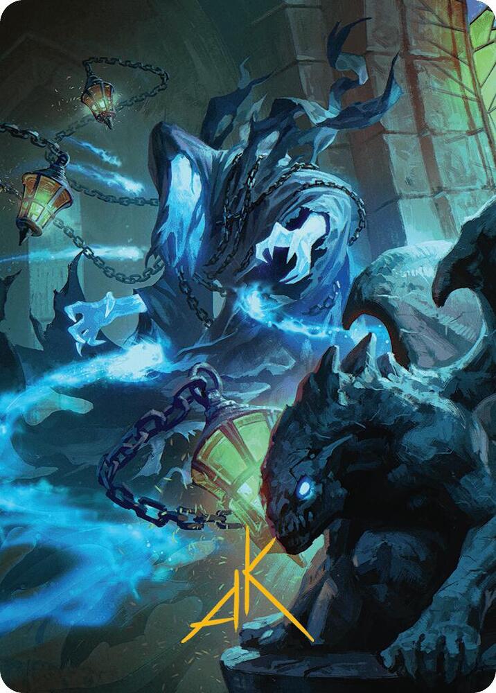 Mausoleum Wanderer Art Card (Gold-Stamped Signature) card image