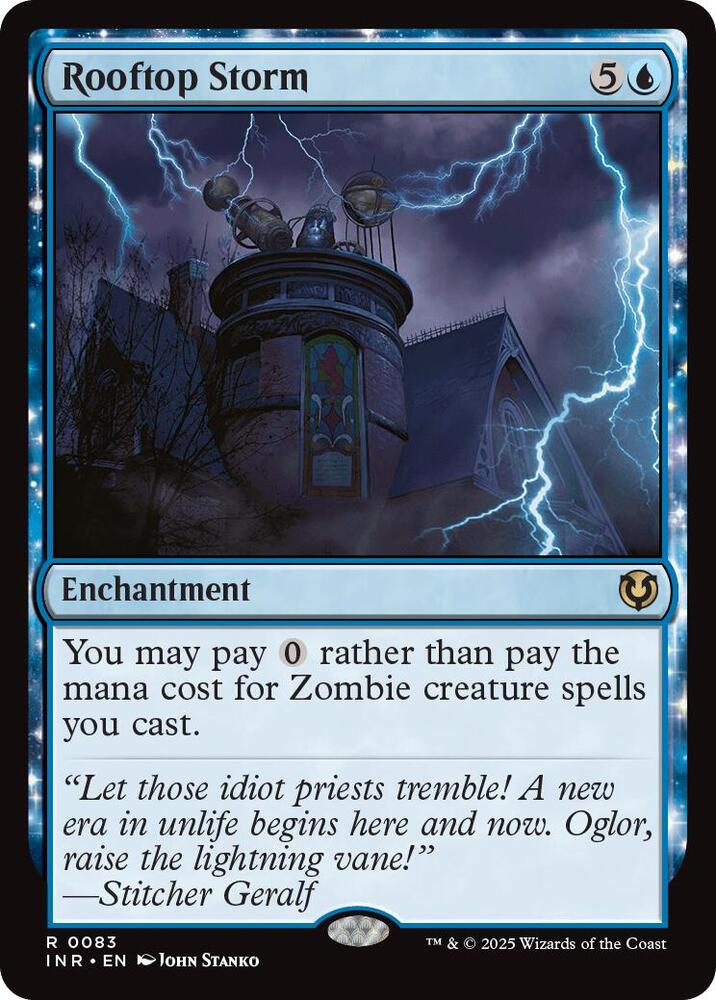Rooftop Storm card image