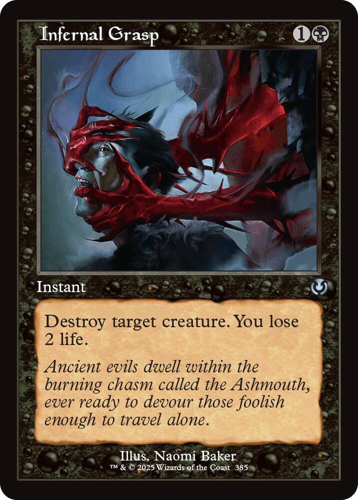 Infernal Grasp (Retro Frame) card image