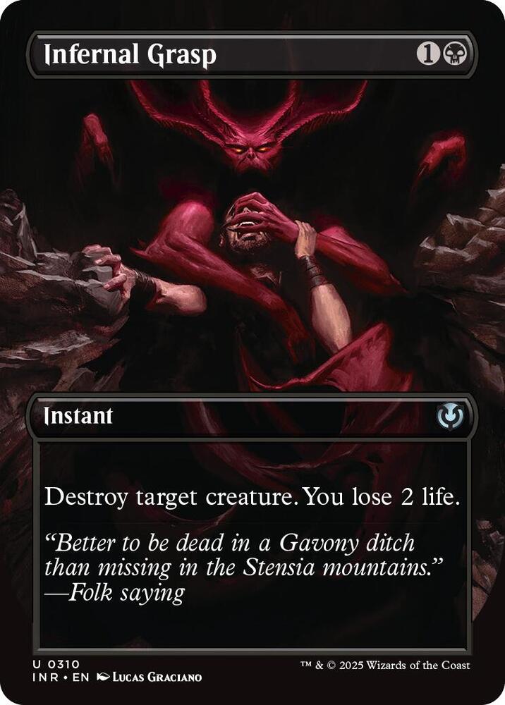 Infernal Grasp (Borderless) card image