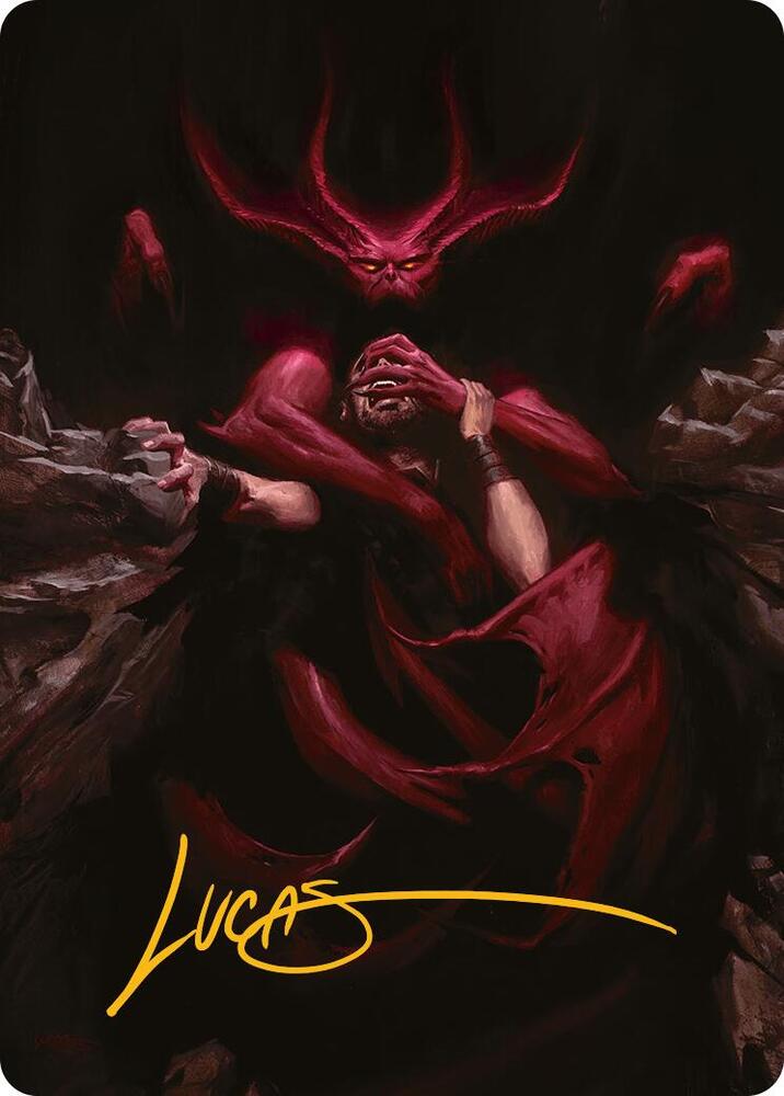 Infernal Grasp Art Card (Gold-Stamped Signature) card image