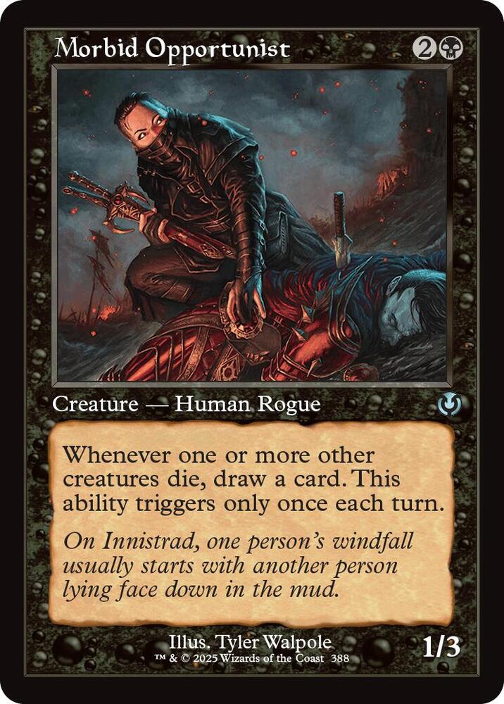 Morbid Opportunist (Retro Frame) card image