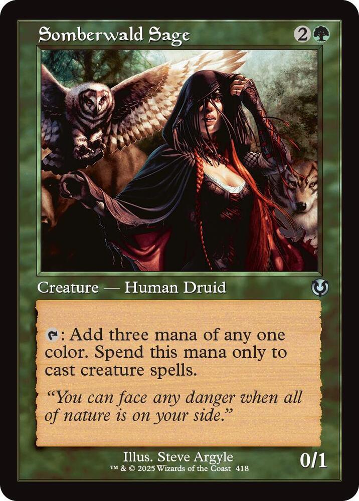 Somberwald Sage (Retro Frame) card image