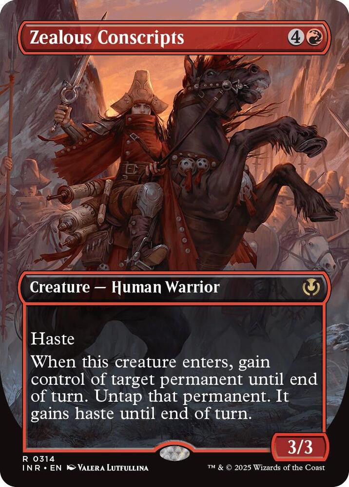 Zealous Conscripts (Borderless) card image