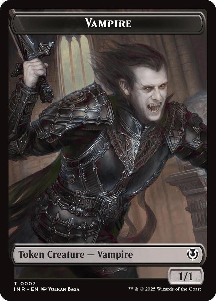 Vampire (0007) // Vampire (0008) Double-Sided Token card image