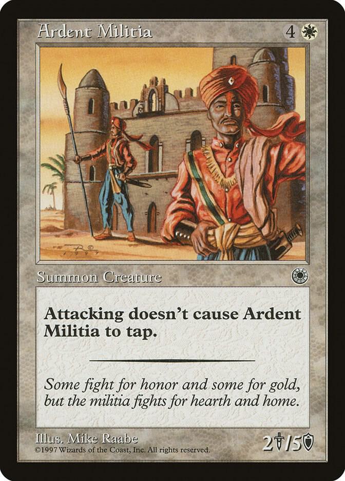 Ardent Militia card image