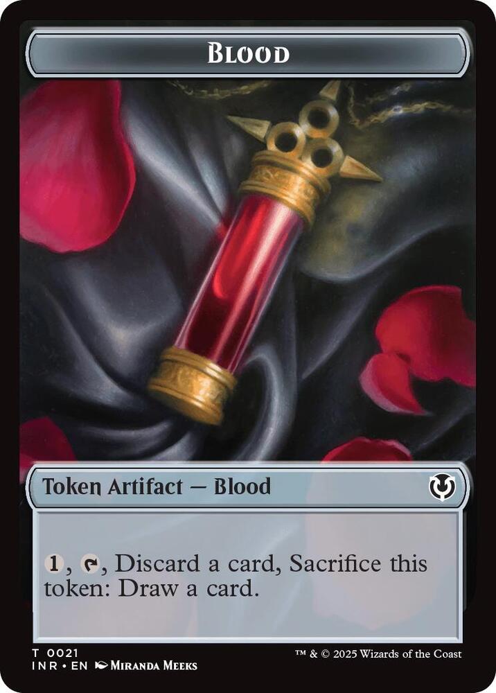 Blood // Vampire (0007) Double-Sided Token card image