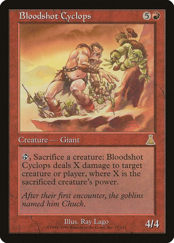 Bloodshot Cyclops card image