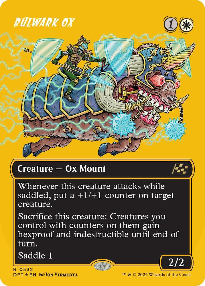 Bulwark Ox (Borderless) (First-Place Foil) card image