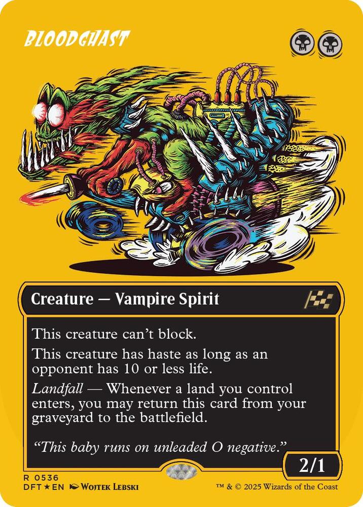 Bloodghast (Borderless) (First-Place Foil) card image
