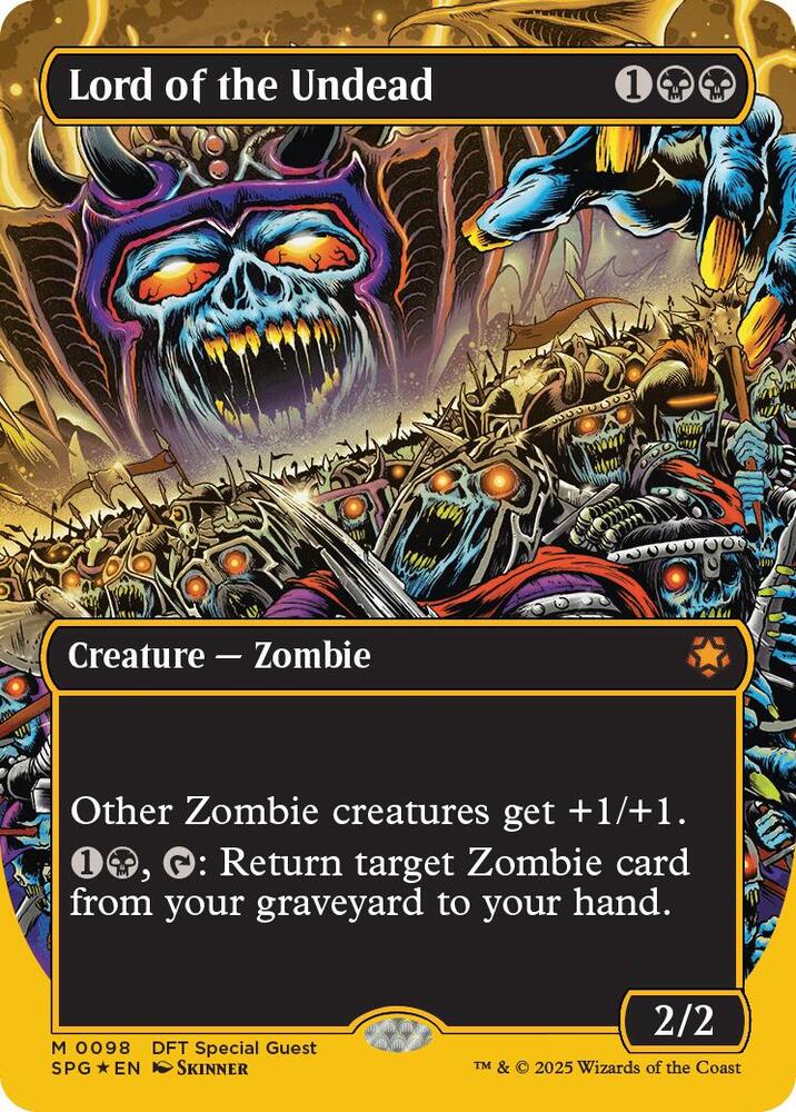 Lord of the Undead (Borderless) (First-Place Foil) card image