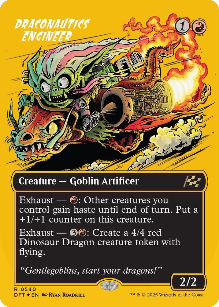Draconautics Engineer (Borderless) (First-Place Foil) card image