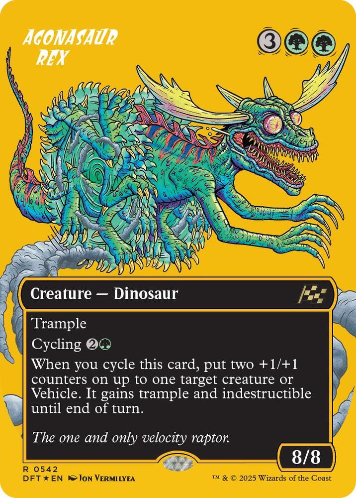 Agonasaur Rex (Borderless) (First-Place Foil) card image