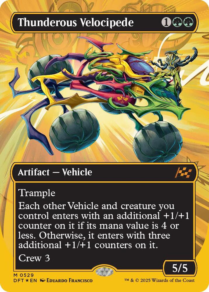 Thunderous Velocipede (Borderless) (First-Place Foil) card image