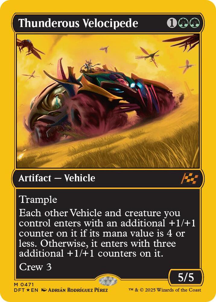 Thunderous Velocipede (First-Place Foil) card image