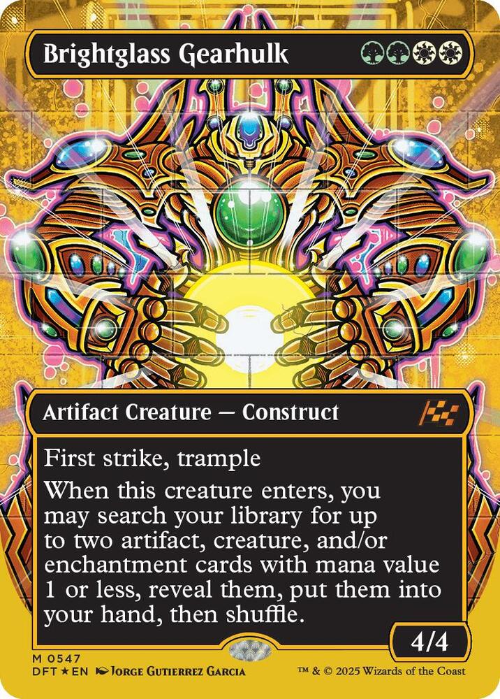 Brightglass Gearhulk (Borderless) (First-Place Foil) card image