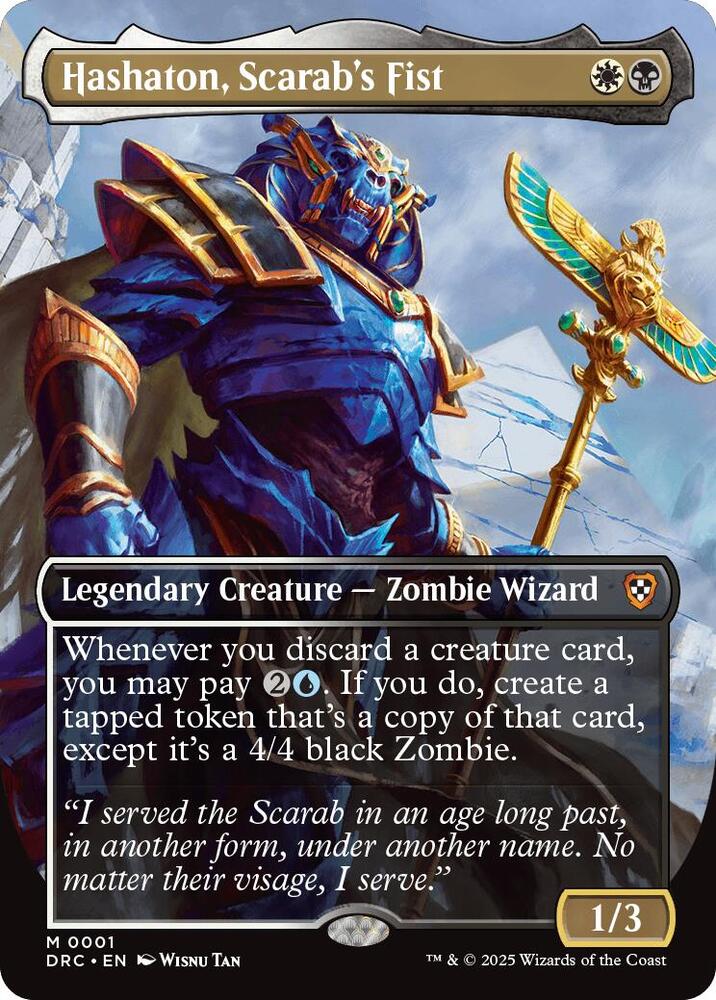 Hashaton, Scarab's Fist (Borderless) card image