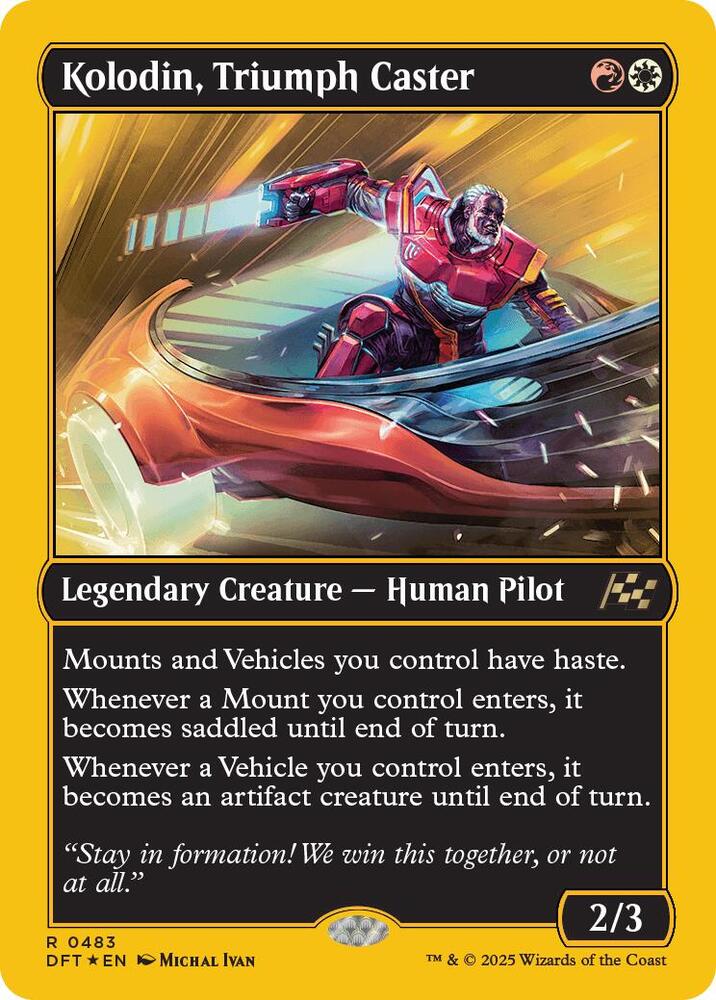 Kolodin, Triumph Caster (First-Place Foil) card image