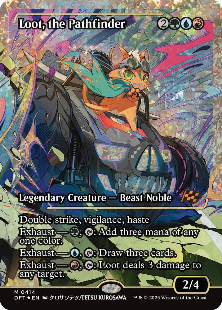 Loot, the Pathfinder (Showcase) (Fracture Foil) card image