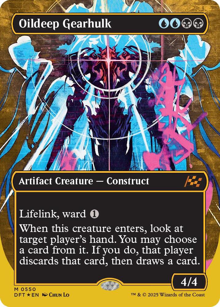 Oildeep Gearhulk (Borderless) (First-Place Foil) card image