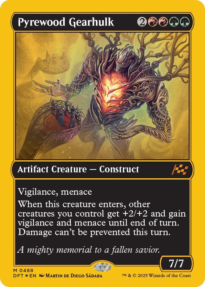 Pyrewood Gearhulk (First-Place Foil) card image