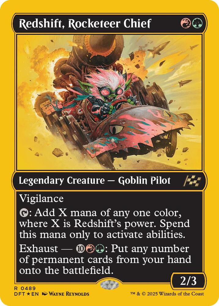 Redshift, Rocketeer Chief (First-Place Foil) card image