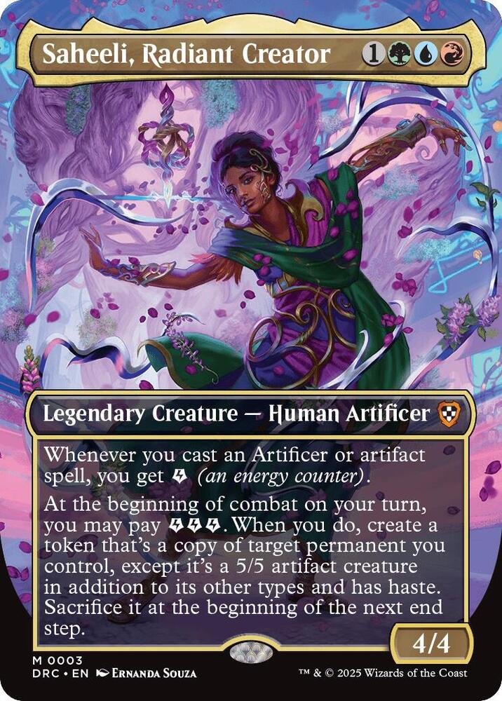 Saheeli, Radiant Creator (Borderless) card image