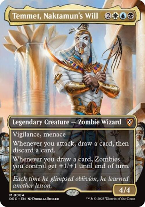 Temmet, Naktamun's Will (Borderless) card image