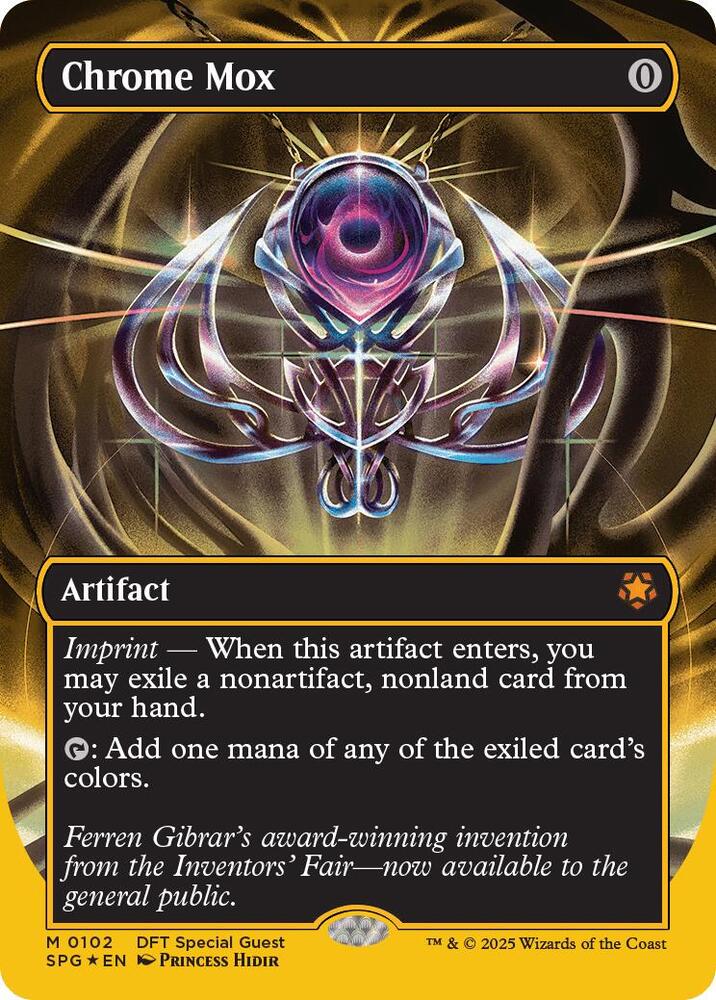 Chrome Mox (Borderless) (First-Place Foil) card image