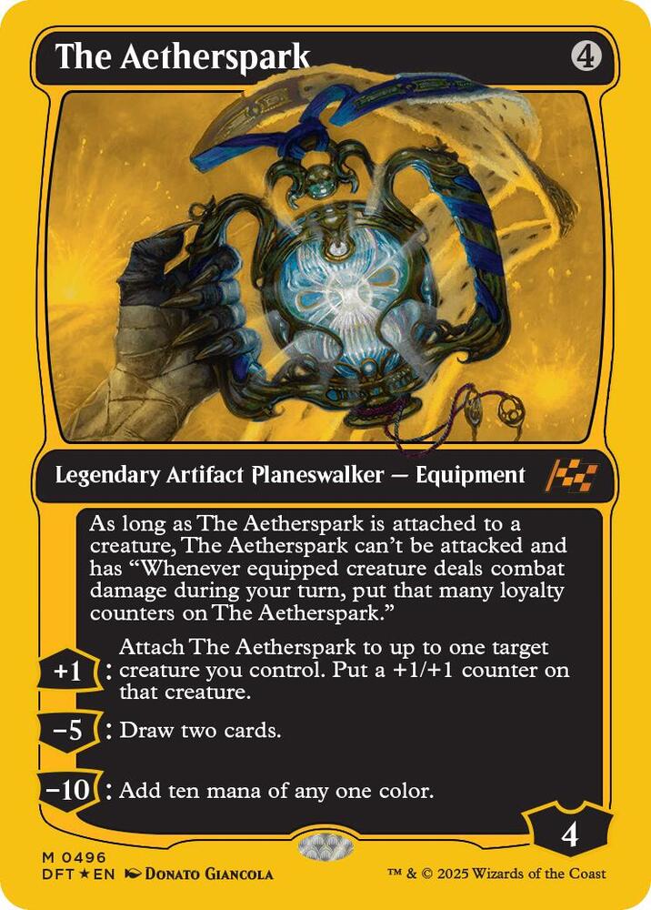 The Aetherspark (First-Place Foil) card image