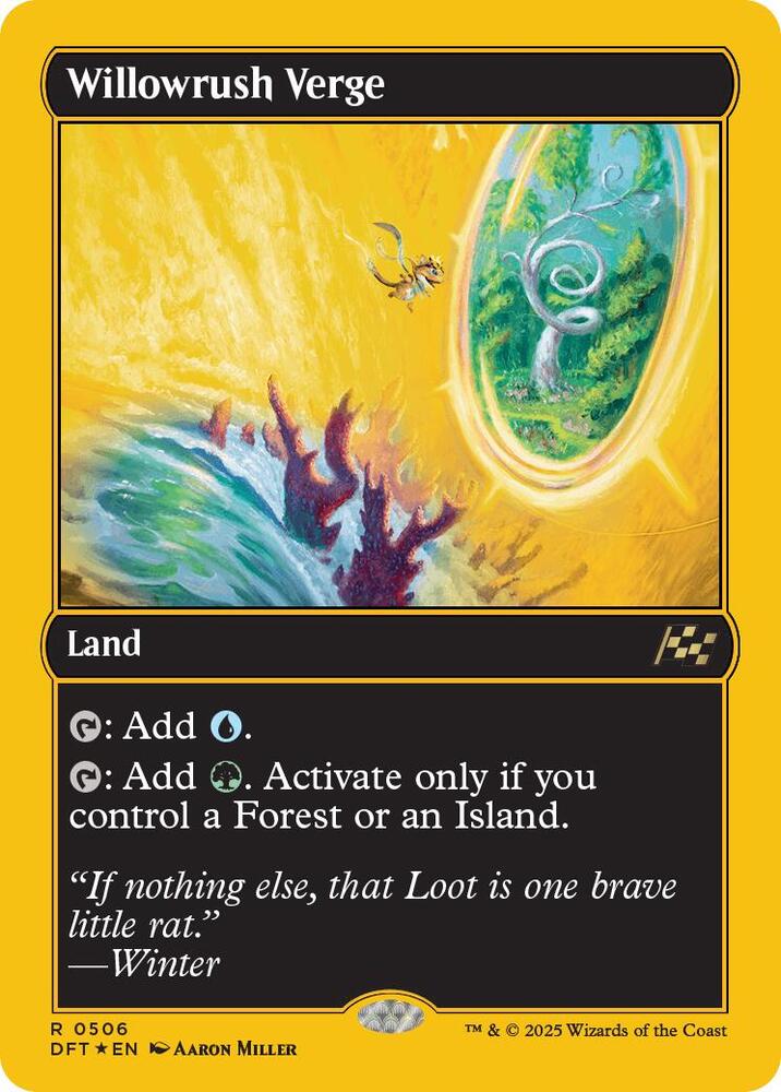 Willowrush Verge (First-Place Foil) card image