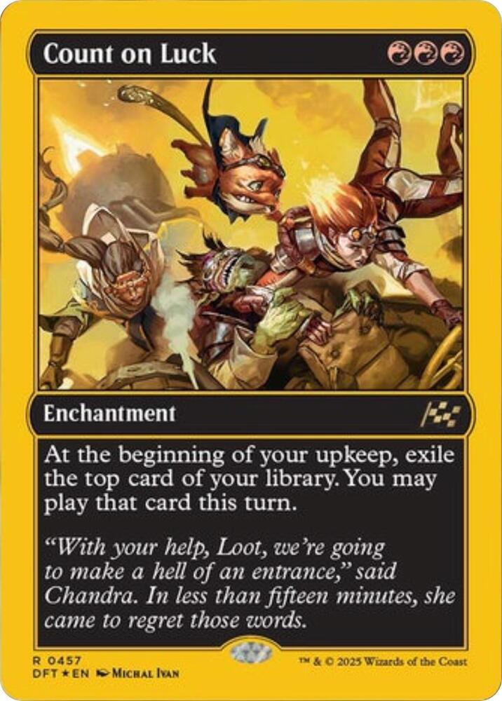 Count on Luck (First-Place Foil) card image