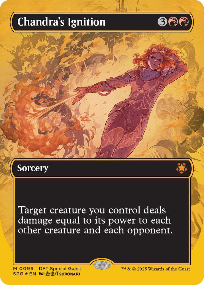 Chandra's Ignition (Borderless) (First-Place Foil) card image