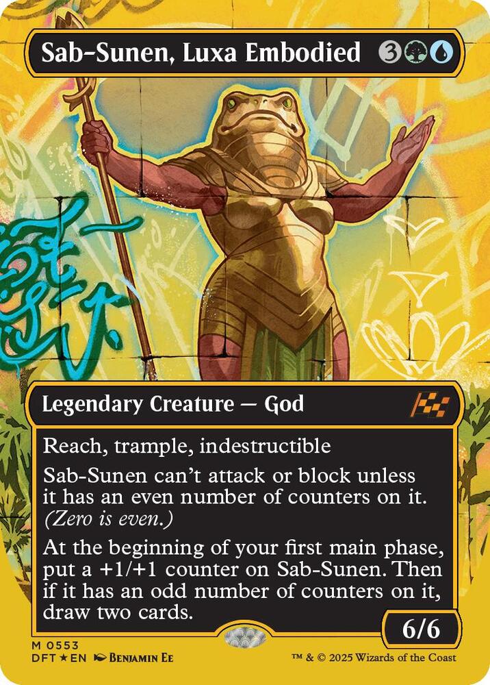 Sab-Sunen, Luxa Embodied (Borderless) (First-Place Foil) card image