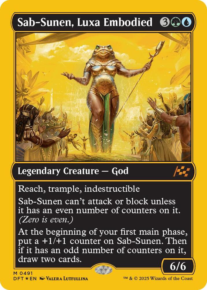 Sab-Sunen, Luxa Embodied (First-Place Foil) card image