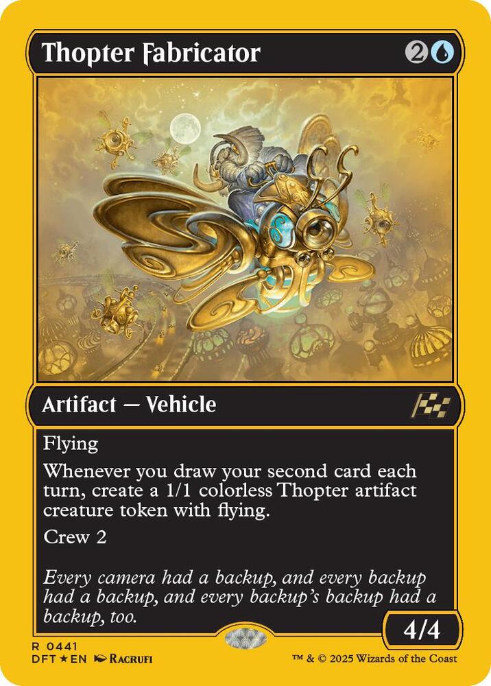 Thopter Fabricator (First-Place Foil) card image